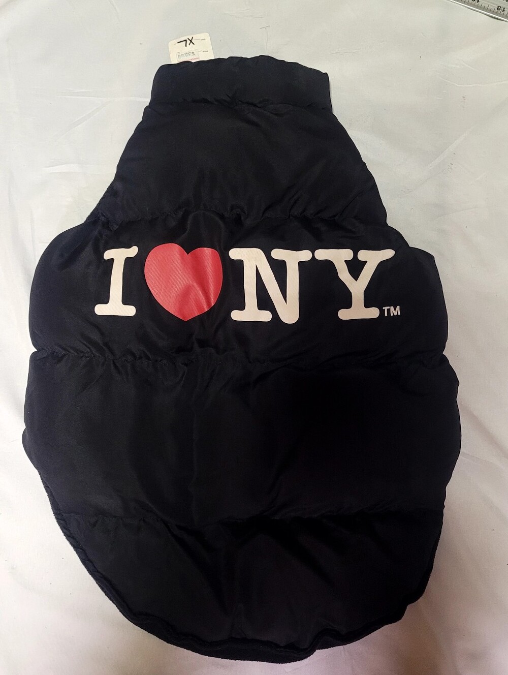 Dog Vest, Black, Size XL